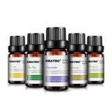 Essential Oil(10 ml) for Diffuser, Aromatherapy Oil Humidifier 6 Kinds Fragrance of Lavender, Tea Tree, Rosemary, Lemongrass, Orange