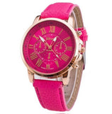 Luxury Brand Leather Quartz Watch Women Men Ladies Fashion Wrist Watch Wristwatches Clock relogio feminino masculino 8A01