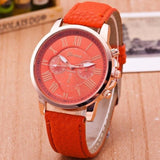 Luxury Brand Leather Quartz Watch Women Men Ladies Fashion Wrist Watch Wristwatches Clock relogio feminino masculino 8A01