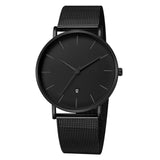 Luxury Brand 2018 New Men Watch Ultra Thin Stainless Steel Clock Male Quartz Sport Watch Men Casual Wristwatch relogio masculino