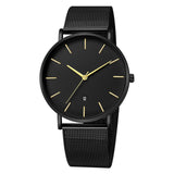 Luxury Brand 2018 New Men Watch Ultra Thin Stainless Steel Clock Male Quartz Sport Watch Men Casual Wristwatch relogio masculino
