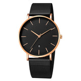 Luxury Brand 2018 New Men Watch Ultra Thin Stainless Steel Clock Male Quartz Sport Watch Men Casual Wristwatch relogio masculino