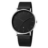 Luxury Brand 2018 New Men Watch Ultra Thin Stainless Steel Clock Male Quartz Sport Watch Men Casual Wristwatch relogio masculino