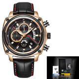 2018 LIGE Relogio Masculino Men Watch Casual Fashion Top Luxury Brand Sport Watch Men Military Waterproof Leather watches