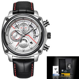 2018 LIGE Relogio Masculino Men Watch Casual Fashion Top Luxury Brand Sport Watch Men Military Waterproof Leather watches