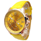 relojes mujer 2017 fashion watch luxury women geneva watch women pu Leather Analog Quartz Watch women Clock wristwatch women &03
