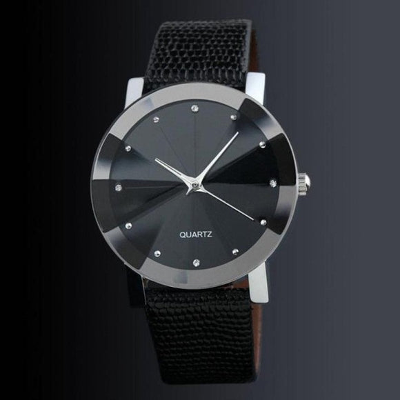 Wrist Watch Men 2017 Luxury Faux Leather Male Clock Quartz Watch Simple Desgin Quartz-watch Relogio Masculino