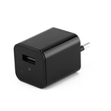 HD 1080P Hidden Camera USB Wall Charger Wireless Home Security Covert Camcorder Adapter Support Max 32GB TF Card (Not included SD card)