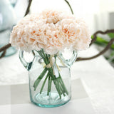 Artificial Silk Fake Flowers Peony Floral Wedding Bouquet Bridal Hydrangea Decor