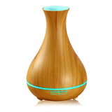 400ml Aroma Essential Oil Diffuser Electric Wood Grain