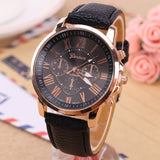 Luxury Brand Leather Quartz Watch Women Men Ladies Fashion Wrist Watch Wristwatches Clock relogio feminino masculino 8A01