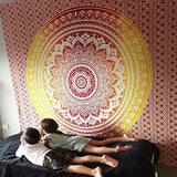 Large Mandala Indian Tapestry Wall Hanging Bohemian Beach Mat Polyester Thin Blanket Yoga Shawl Mat 200x150cm Blanket