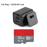 HD 1080P Hidden Camera USB Wall Charger Wireless Home Security Covert Camcorder Adapter Support Max 32GB TF Card (Not included SD card)