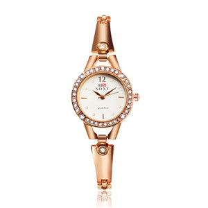 Luxury Bracelet Watch Ladies Watch Rhinestone Ladies Watch Quartz Watch